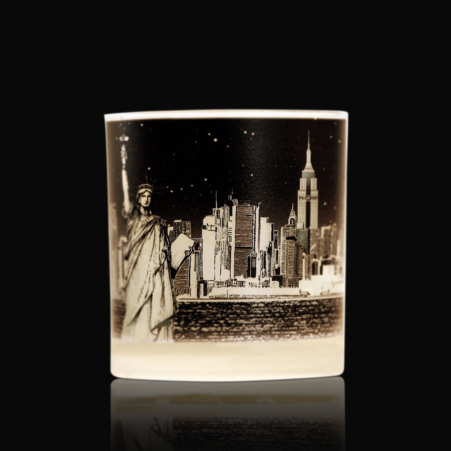 Candle unlit - NY candle-Empire State Of Mind